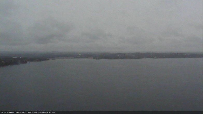 Lake Travis webcam, December 6, 2017 12:30 PM CT