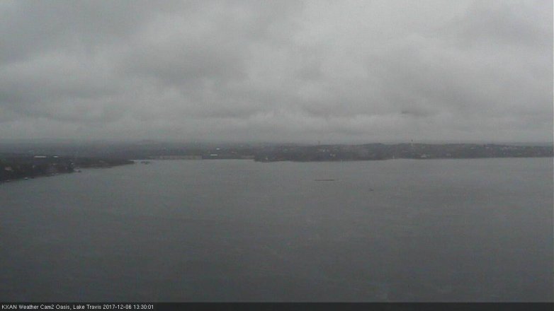 Lake Travis webcam, December 6, 2017 12:50 PM CT