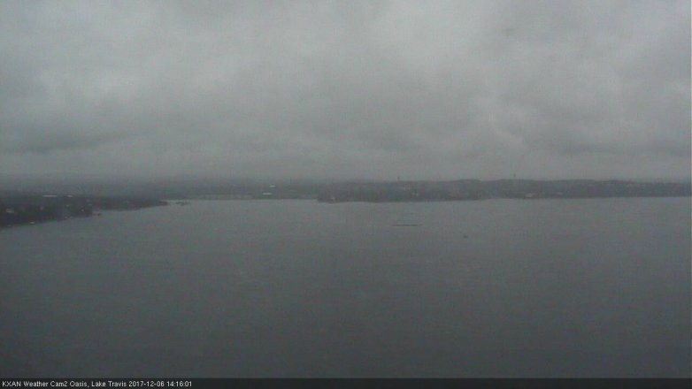Lake Travis webcam, December 6, 2017 1:25 PM CT