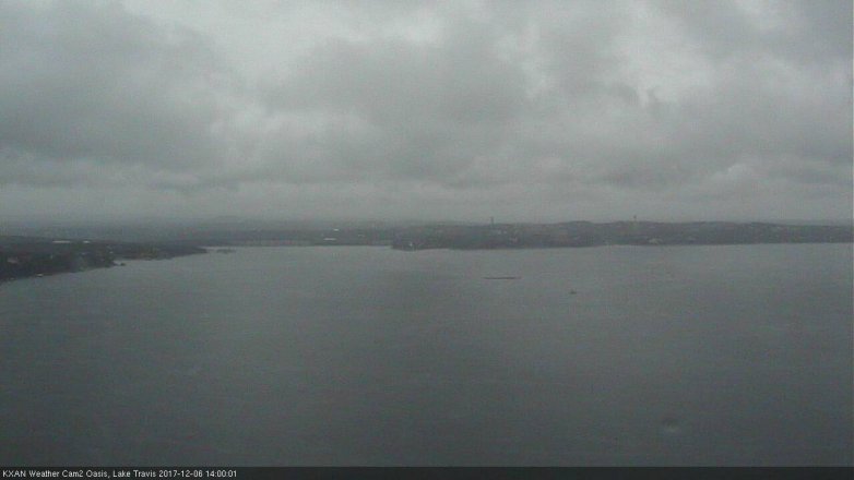 Lake Travis webcam, December 6, 2017 1:30 PM CT