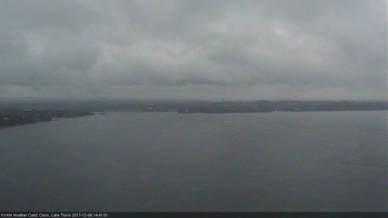 Lake Travis webcam, December 6, 2017 1:55 PM CT