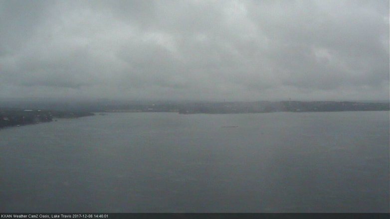 Lake Travis webcam, December 6, 2017 2:00 PM CT