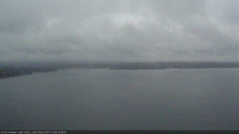 Lake Travis webcam, December 6, 2017 2:10 PM CT