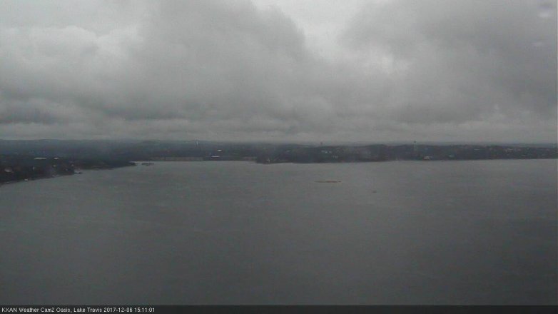 Lake Travis webcam, December 6, 2017 2:20 PM CT