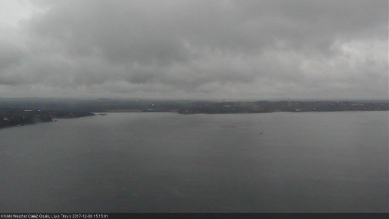 Lake Travis webcam, December 6, 2017 2:45 PM CT