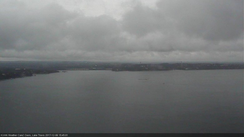 Lake Travis webcam, December 6, 2017 2:55 PM CT