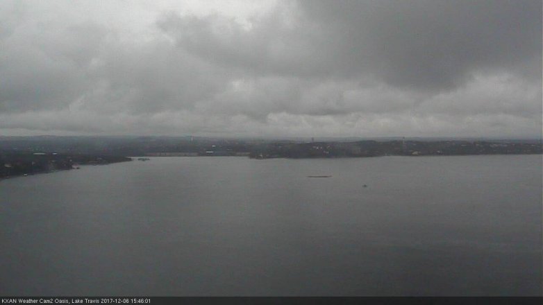 Lake Travis webcam, December 6, 2017 3:05 PM CT