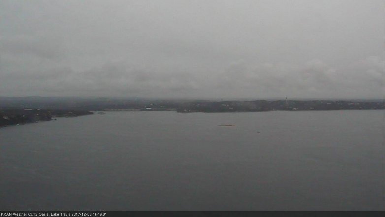 Lake Travis webcam, December 6, 2017 4:00 PM CT