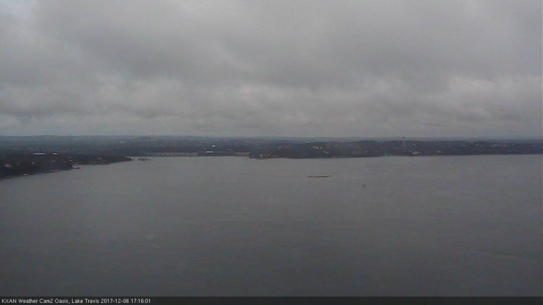 Lake Travis webcam, December 6, 2017 4:35 PM CT