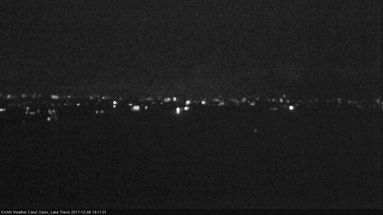 Lake Travis webcam, December 6, 2017 5:15 PM CT