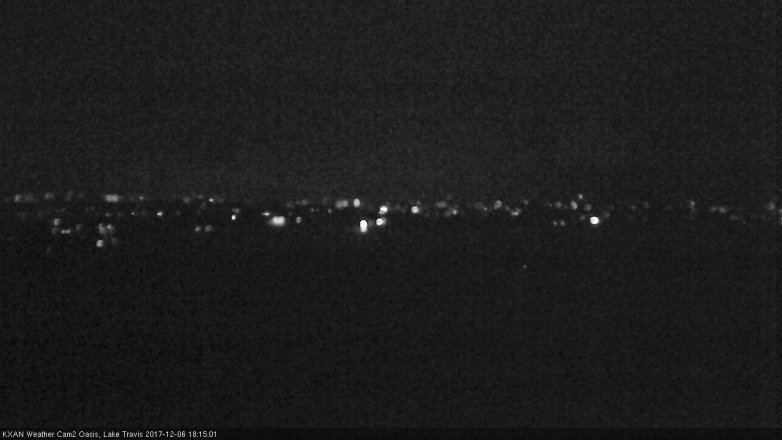 Lake Travis webcam, December 6, 2017 5:30 PM CT