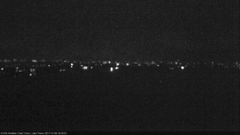 Lake Travis webcam, December 6, 2017 5:35 PM CT