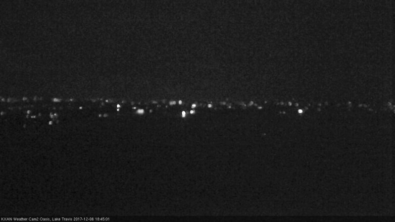 Lake Travis webcam, December 6, 2017 5:50 PM CT