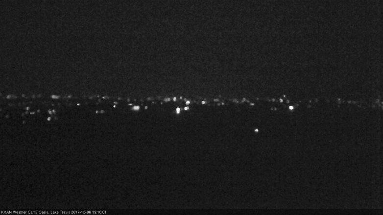Lake Travis webcam, December 6, 2017 6:20 PM CT
