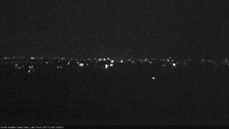 Lake Travis webcam, December 6, 2017 6:25 PM CT