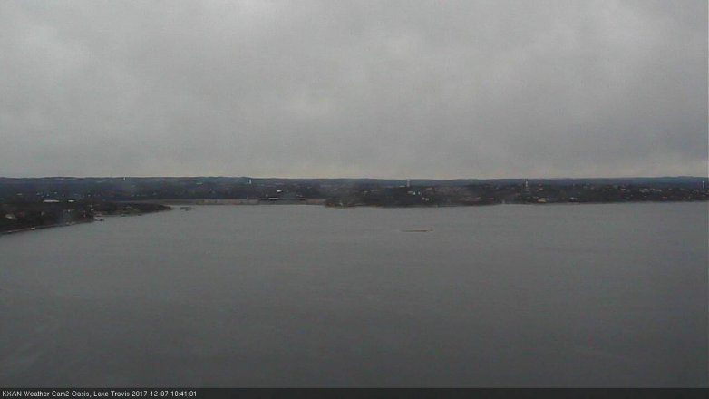 Lake Travis webcam, December 7, 2017 9:45 AM CT