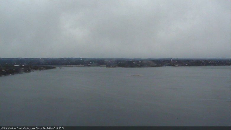 Lake Travis webcam, December 7, 2017 10:55 AM CT