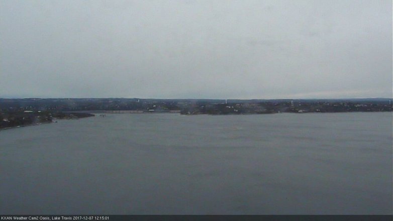 Lake Travis webcam, December 7, 2017 11:25 AM CT