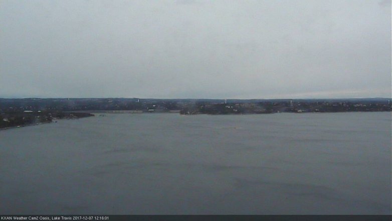 Lake Travis webcam, December 7, 2017 11:35 AM CT