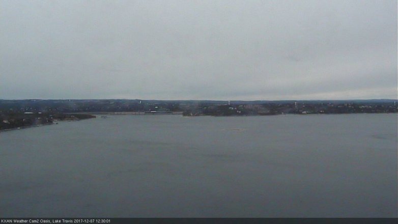 Lake Travis webcam, December 7, 2017 11:45 AM CT