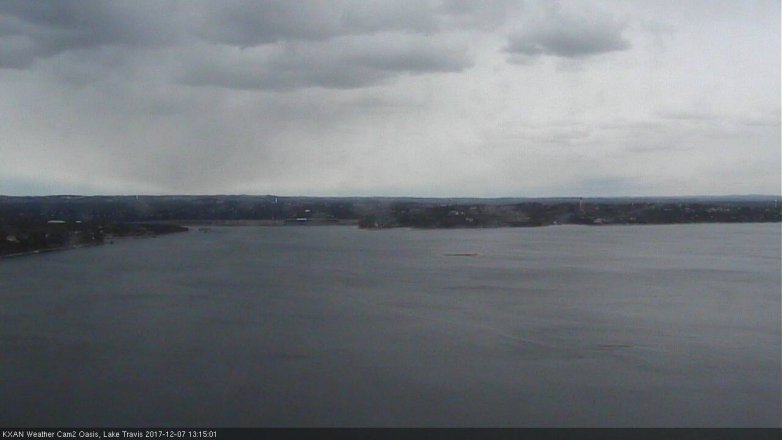 Lake Travis webcam, December 7, 2017 12:25 PM CT