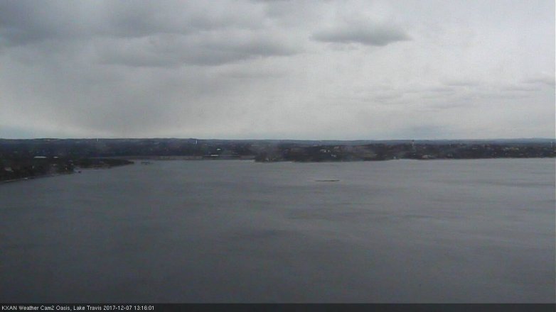 Lake Travis webcam, December 7, 2017 12:40 PM CT