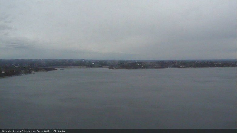 Lake Travis webcam, December 7, 2017 12:55 PM CT