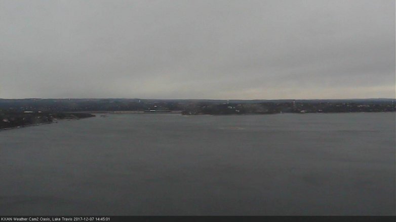 Lake Travis webcam, December 7, 2017 1:55 PM CT