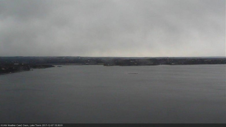 Lake Travis webcam, December 7, 2017 2:40 PM CT