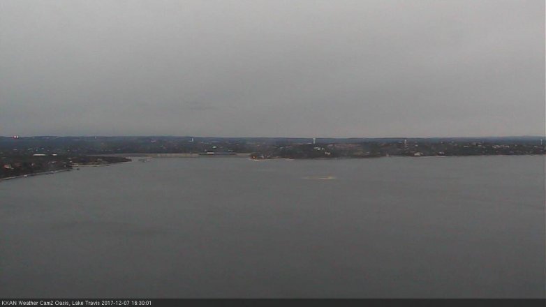 Lake Travis webcam, December 7, 2017 3:45 PM CT
