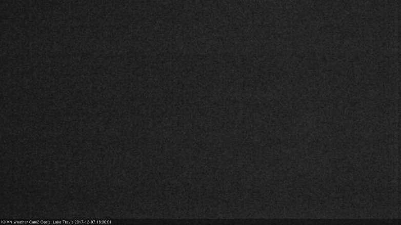 Lake Travis webcam, December 7, 2017 5:40 PM CT