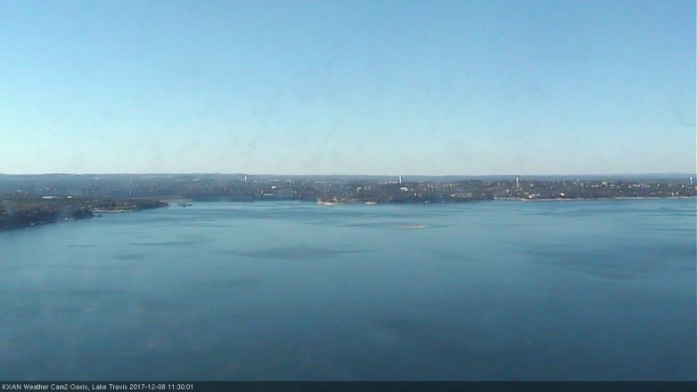 Lake Travis webcam, December 8, 2017 10:35 AM CT