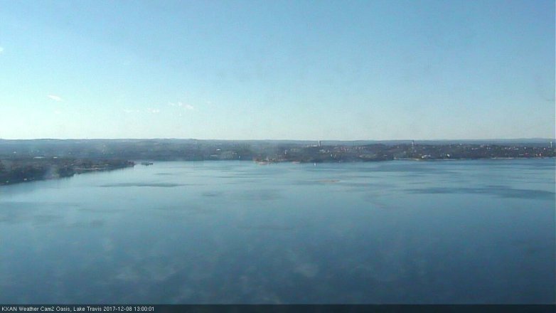 Lake Travis webcam, December 8, 2017 12:10 PM CT