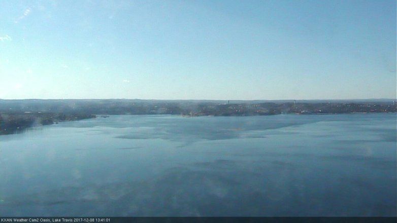 Lake Travis webcam, December 8, 2017 12:55 PM CT