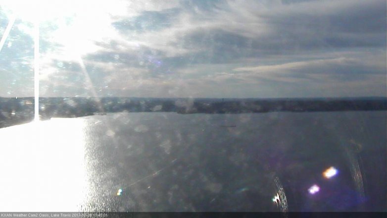 Lake Travis webcam, December 8, 2017 3:00 PM CT