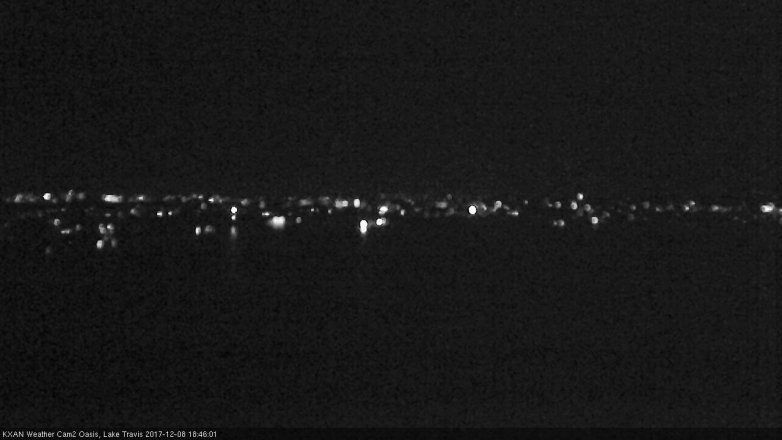 Lake Travis webcam, December 8, 2017 6:10 PM CT