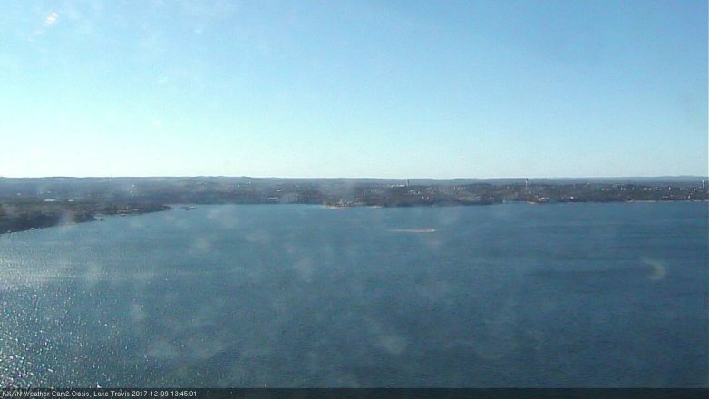 Lake Travis webcam, December 9, 2017 12:50 PM CT