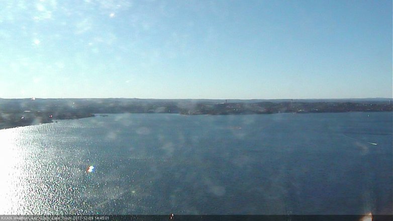 Lake Travis webcam, December 9, 2017 2:00 PM CT