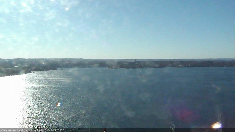 Lake Travis webcam, December 9, 2017 2:20 PM CT