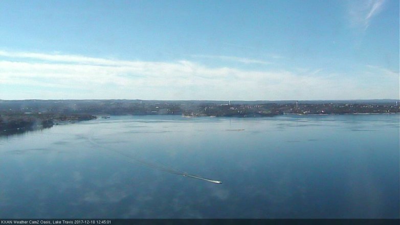 Lake Travis webcam, December 10, 2017 12:10 PM CT