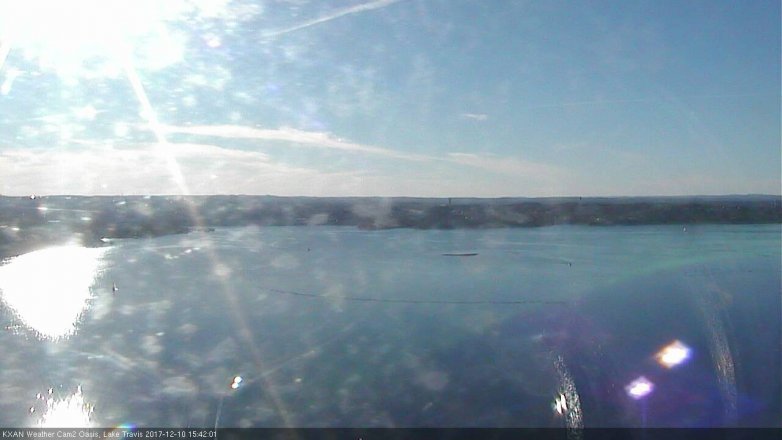 Lake Travis webcam, December 10, 2017 2:45 PM CT