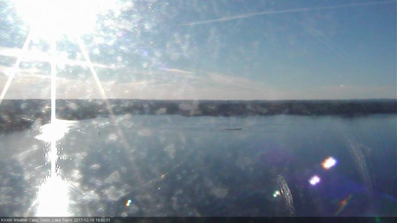 Lake Travis webcam, December 10, 2017 3:05 PM CT