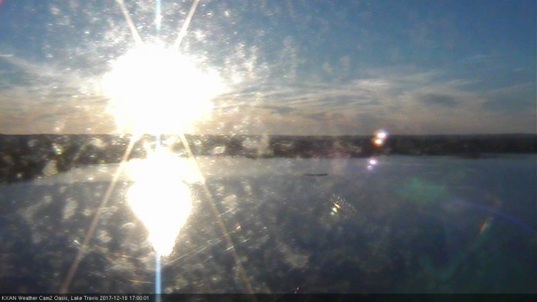 Lake Travis webcam, December 10, 2017 4:25 PM CT