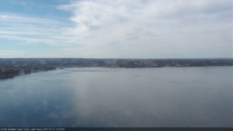 Lake Travis webcam, December 11, 2017 12:20 PM CT