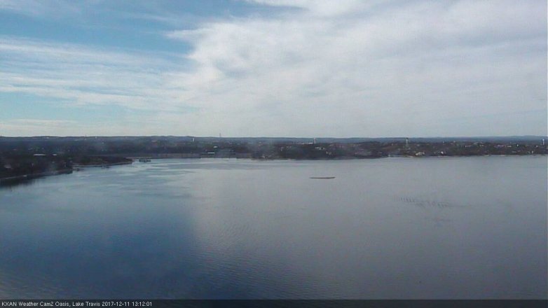 Lake Travis webcam, December 11, 2017 12:35 PM CT