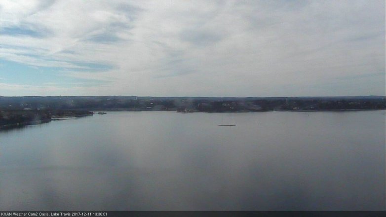 Lake Travis webcam, December 11, 2017 12:40 PM CT