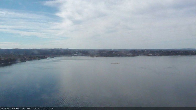 Lake Travis webcam, December 11, 2017 12:45 PM CT