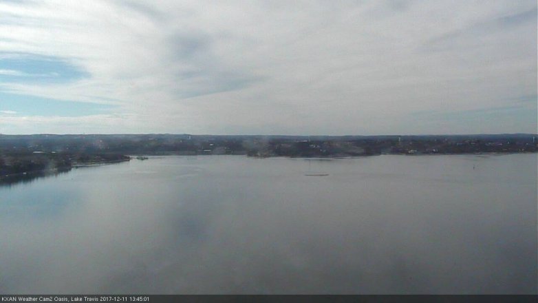 Lake Travis webcam, December 11, 2017 12:55 PM CT