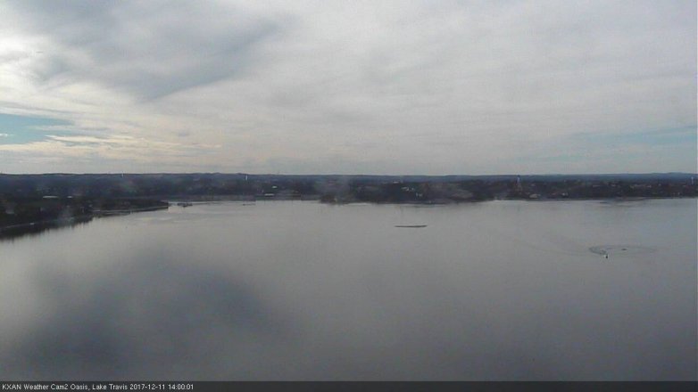 Lake Travis webcam, December 11, 2017 1:05 PM CT