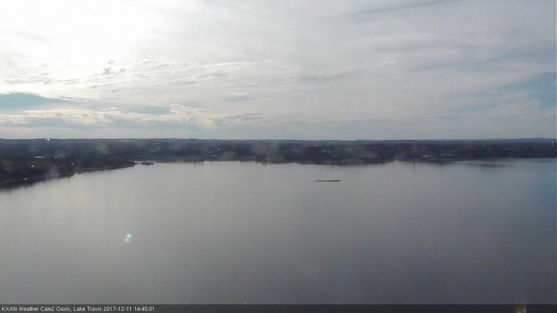 Lake Travis webcam, December 11, 2017 2:00 PM CT